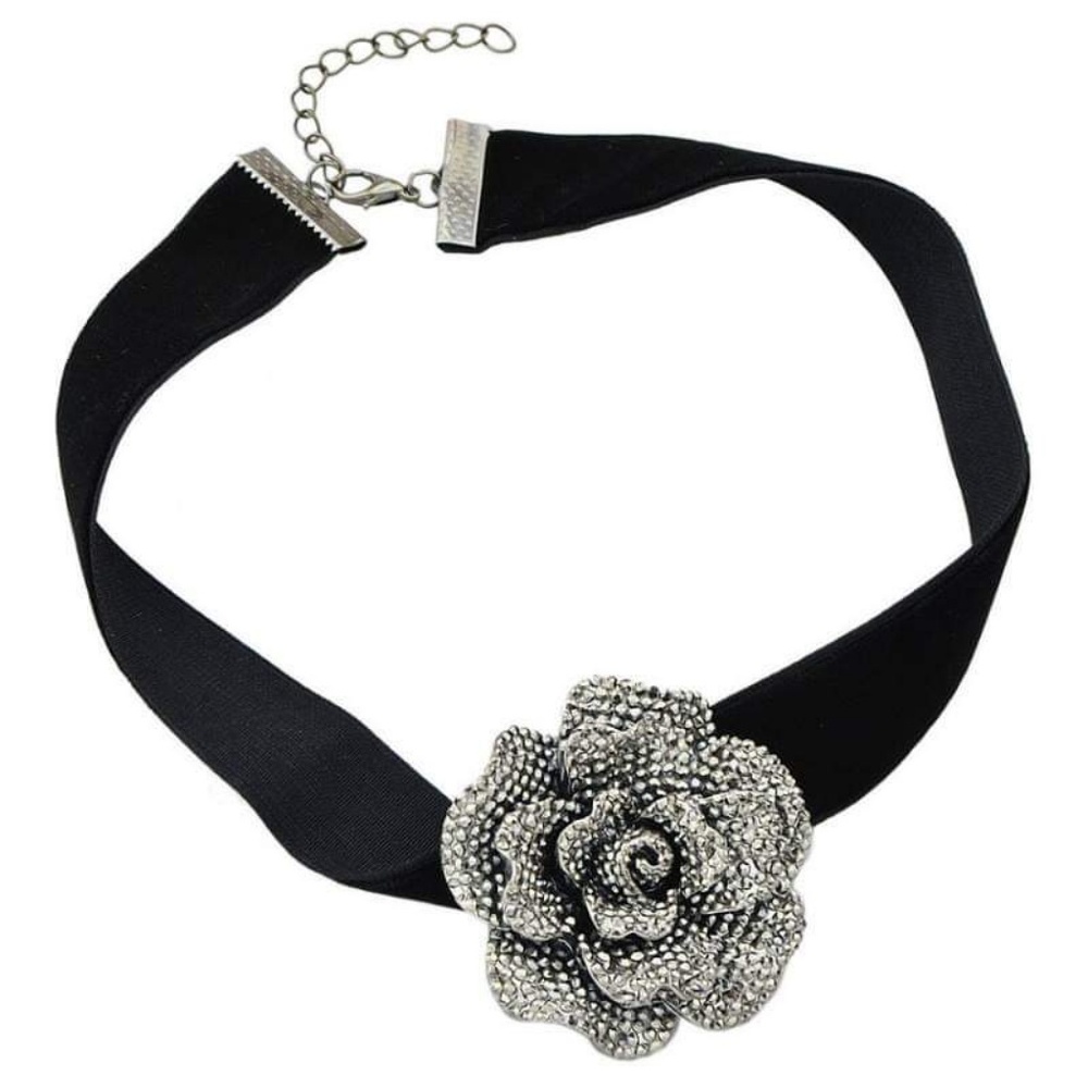 Choker Necklace - Sugar Rose